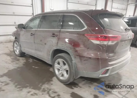 2017 Toyota Highlander Limited from USA, damaged, VIN 5TDDZRFH9HS468813